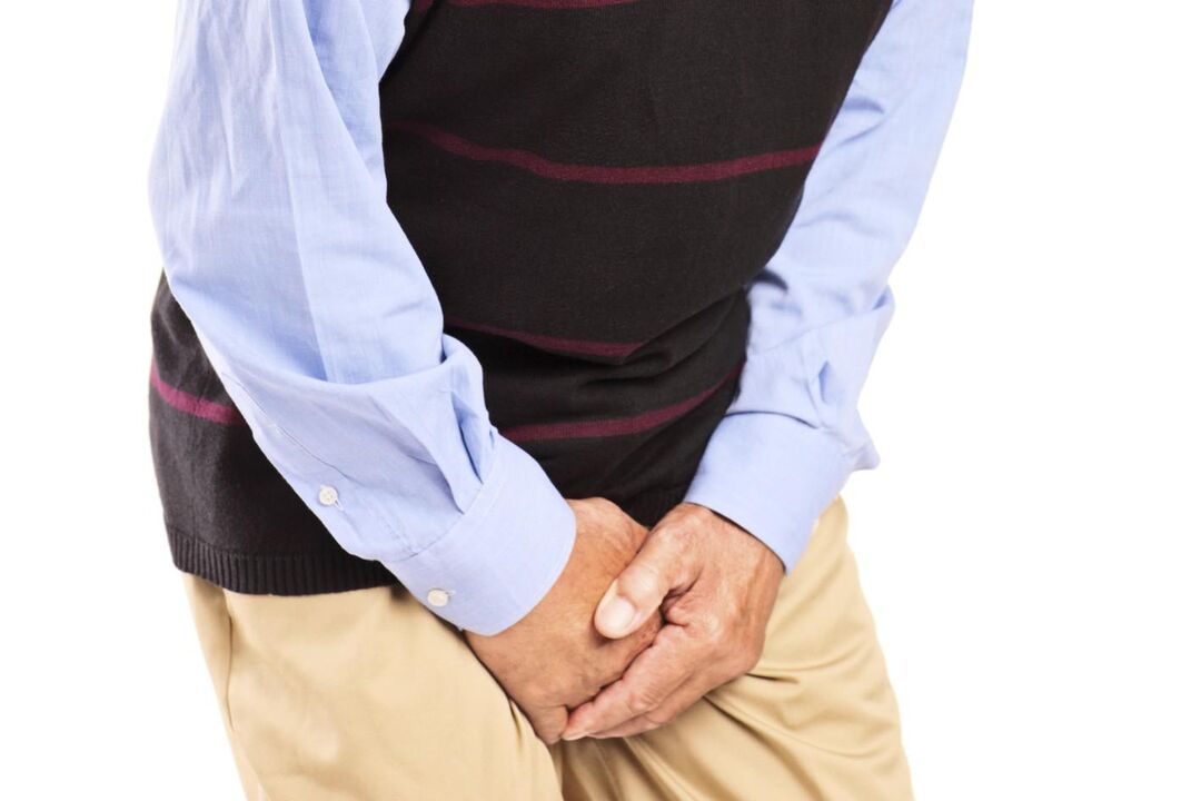 Mężczyzn cierpiących na zastoinowe zapalenie gruczołu krokowego dokucza ból lub ostry ból w okolicy pachwiny